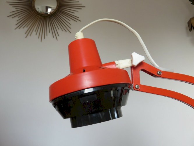 LAMPE SCANDINAVE  LEDU  TYPE 3842 SUEDE - BUREAU ARCHITECTE 1970 VINTAGE