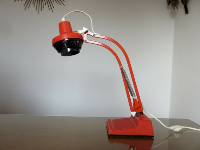 LAMPE SCANDINAVE  LEDU  TYPE 3842 SUEDE - BUREAU ARCHITECTE 1970 VINTAGE