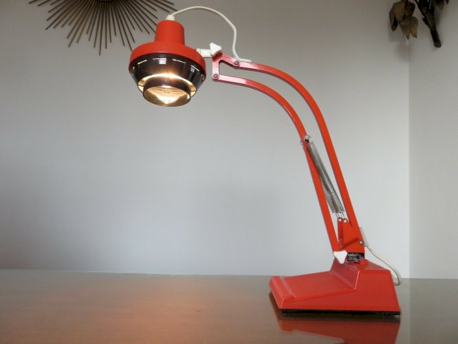 LAMPE SCANDINAVE  LEDU  TYPE 3842 SUEDE - BUREAU ARCHITECTE 1970 VINTAGE