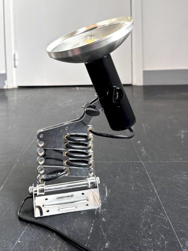 Lampe vintage accordéon Zig zag, 1970