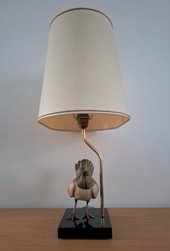 Lampe vintage bécasse par Elli Malevolti pour Artiflex, luminaire design