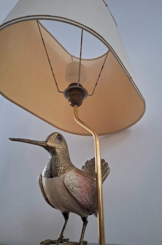 Lampe vintage bécasse par Elli Malevolti pour Artiflex, luminaire design