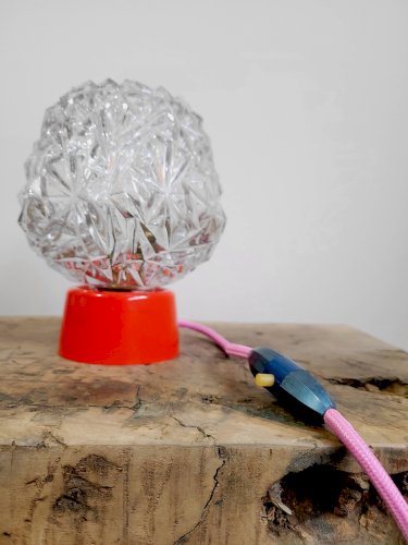 Lampe vintage chic et colorée