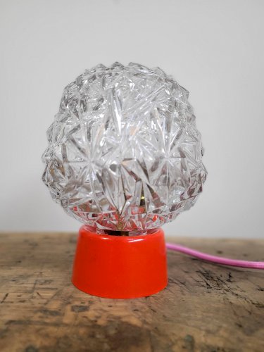 Lampe vintage chic et colorée