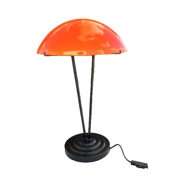 LAMPE SPACE AGE Orange à Paillettes Années 1970 EUR 60,00 - FR