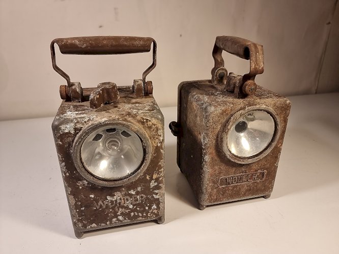 Lampes SNCF anciennes