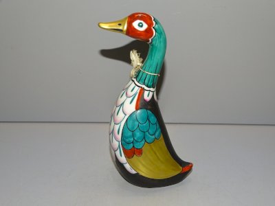 - LANCEL PARIS CANARD PORCELAINE OBJET de VITRINE COLLECTION Oiseau Déco