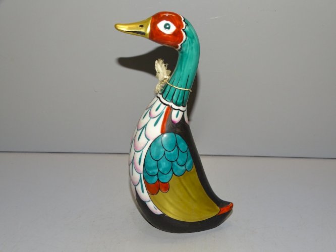 - LANCEL PARIS CANARD PORCELAINE OBJET de VITRINE COLLECTION Oiseau Déco