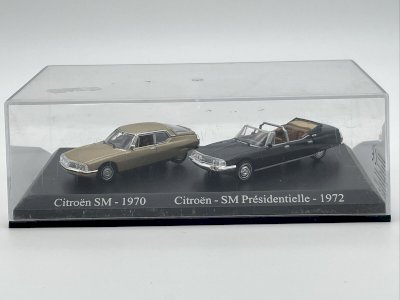  Coffret Citroën SM (1970) et Citroën SM Présidentielle (1972) HO