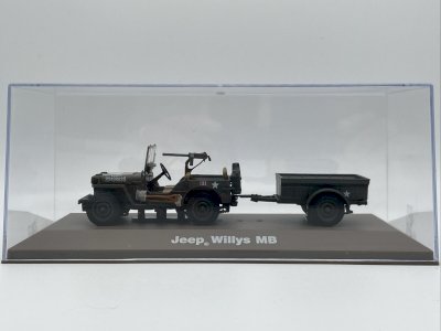  Jeep Willys MB 2e Division blindée 1/43 Editions Atlas 