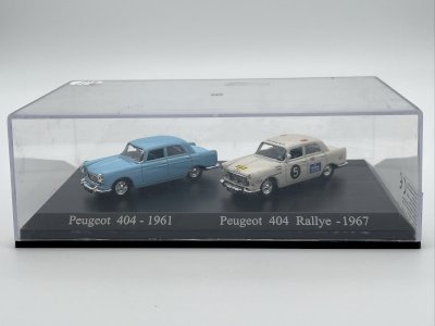  Coffret Peugeot 404 (1961) et Peugeot 404 Rallye (1967) HO