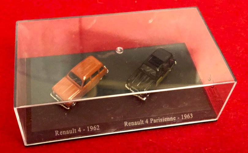  Coffret Renault 4 (1962) et Renault 4 Parisienne (1963) HO