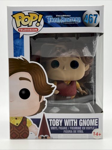  POP N°467 TrollHunters Toby With Gnome 