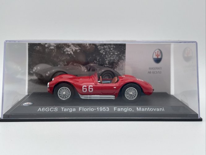 Maserati A6GCS Targa Florio (1953) 1/43 Leo Models