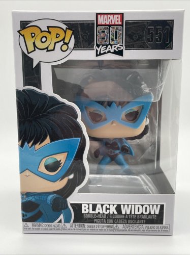  POP N°551 Marvel 80 Ans Black Widow