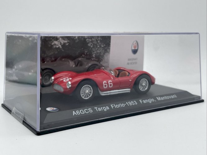 Maserati A6GCS Targa Florio (1953) 1/43 Leo Models
