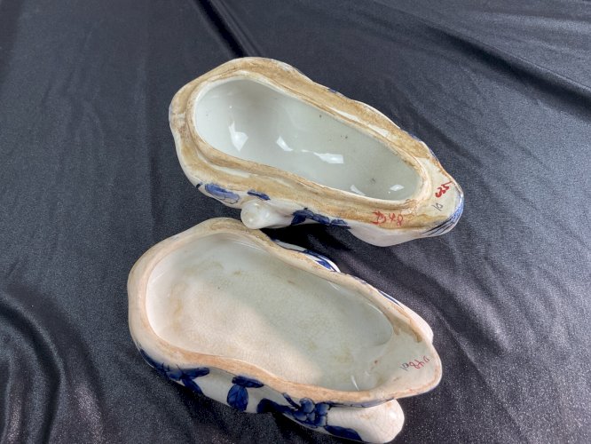 Lapin céramique craquelée Art Déco