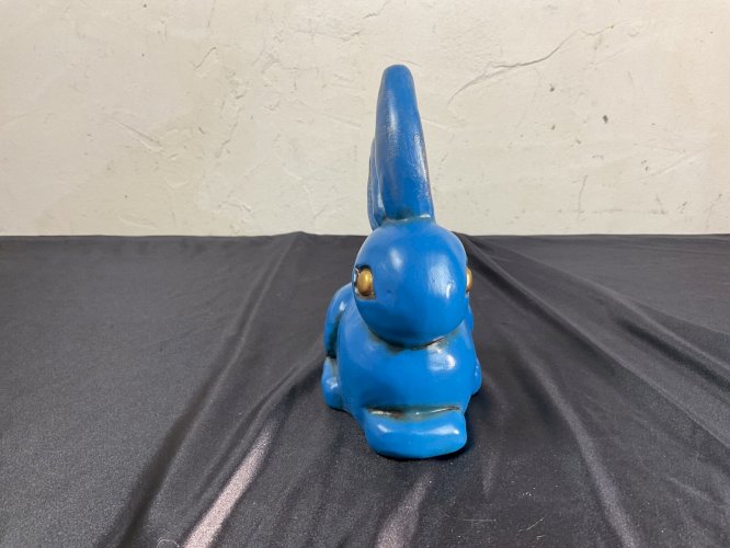 Lapin céramique style Art Déco .