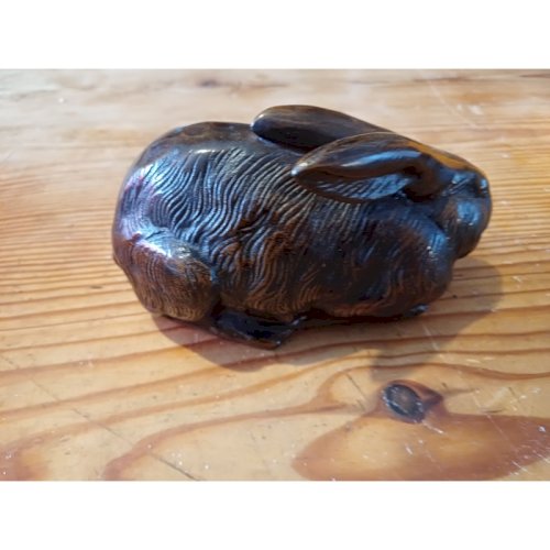 Lapin en Fonte de Fer Marron
