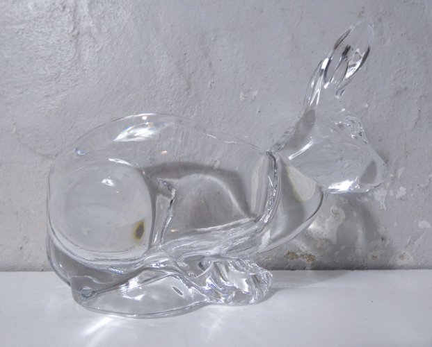 lapin vide poche en cristal