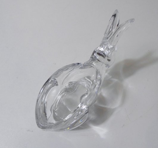 lapin vide poche en cristal