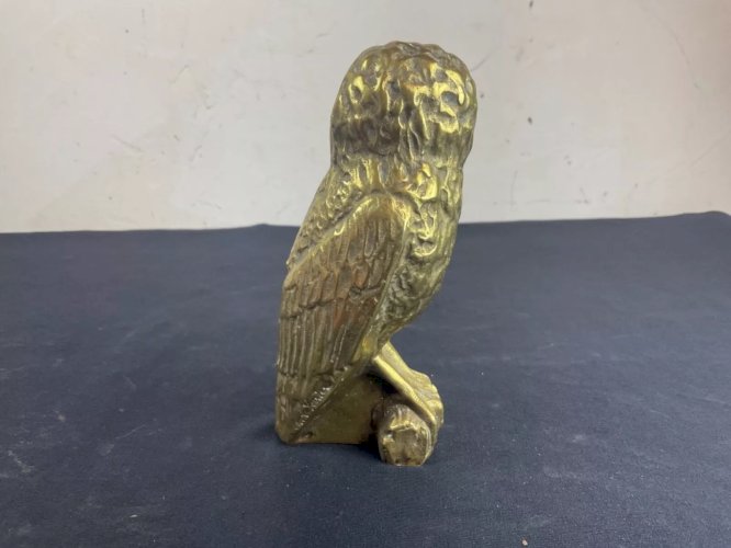 " le hibou " signé Max le Verrier ( 1891-1973 ) bronze