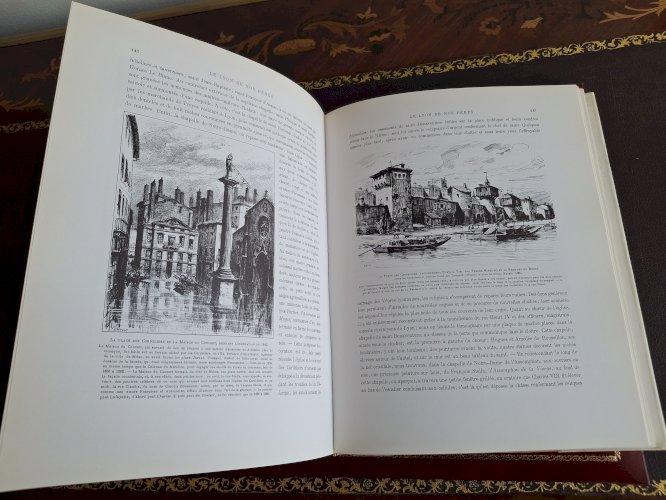 Le Lyon de nos pères, 20 eaux-fortes 300 dessins réédition ouvrage 1901, format beau livre