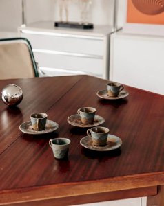 Léandre, le service à café en céramique N°4