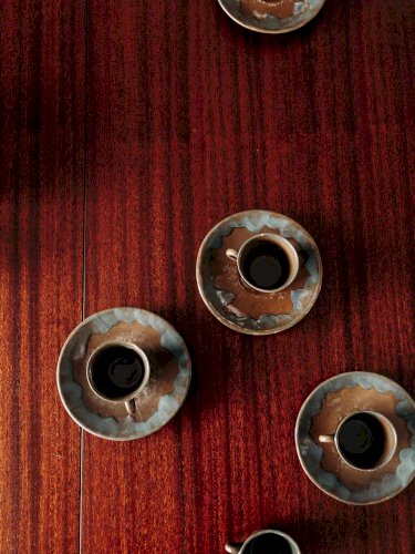 Léandre, le service à café en céramique N°4