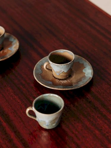 Léandre, le service à café en céramique N°4