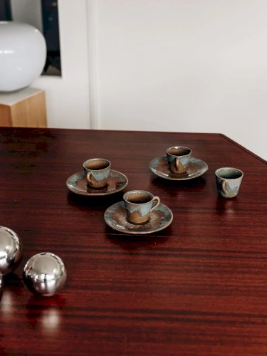 Léandre, le service à café en céramique N°4