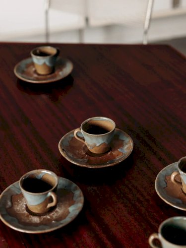 Léandre, le service à café en céramique N°4