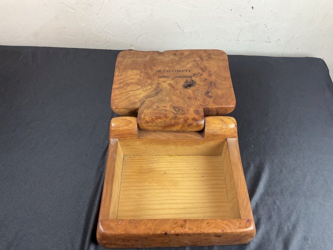 LECOMPTE BOITE MODERNISTE FORME-LIBRE SHABBY-CHIC Chapo Noll ART POPULAIRE