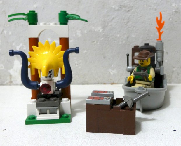 LEGO Orient Expedition Set 7410: La rivière de la jungle à compléter