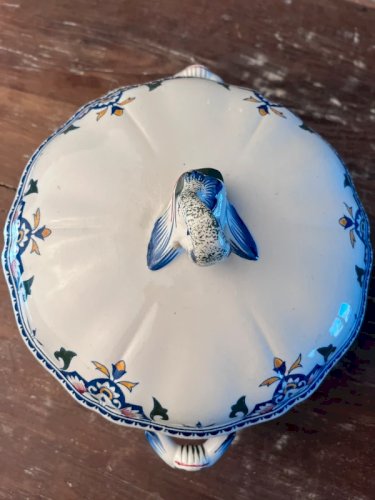 Légumier Gien modèle Rouen Saint Maclou 1938