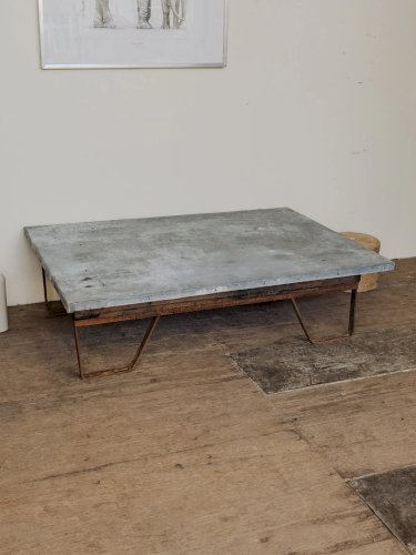 Léonie, la grand table basse industrielle N°368