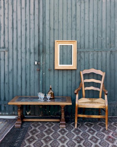 Léonie, la table basse ardoise N°140