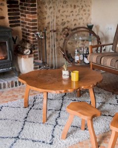 Léonie, the brutalist coffee table N°361