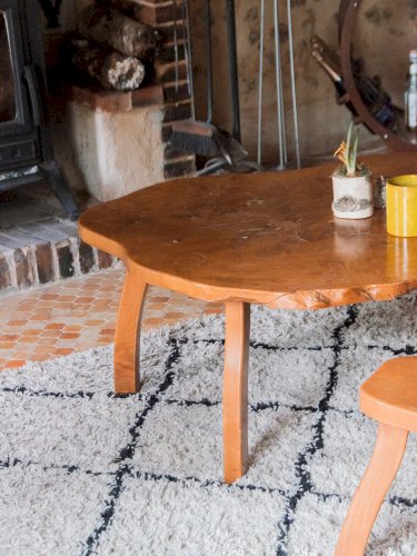 Léonie, la table basse brutaliste N°361