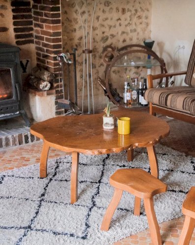 Léonie, la table basse brutaliste N°361