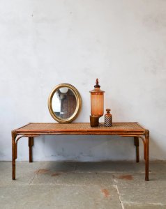 Leonie, the bamboo caned coffee table No. 386