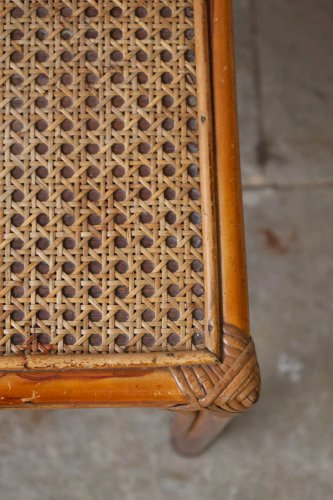 Léonie, la table basse cannée en bambou N°386