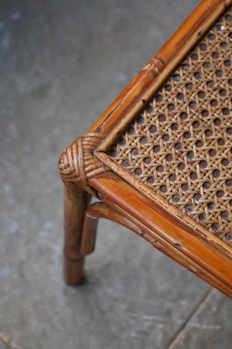 Léonie, la table basse cannée en bambou N°386