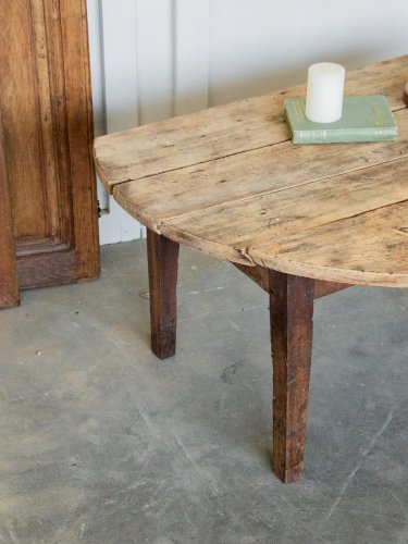 Léonie, la table basse demi-lune N°151