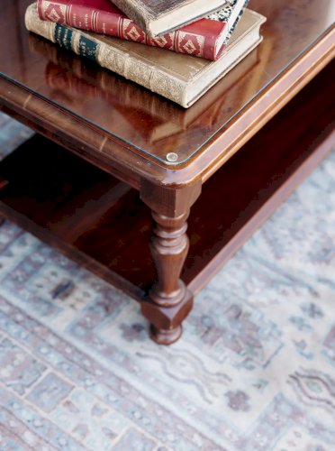 Léonie, la table basse en bois et verre N°246