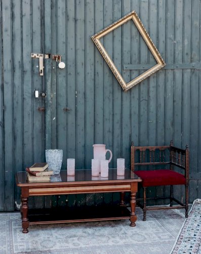 Léonie, la table basse en bois et verre N°246