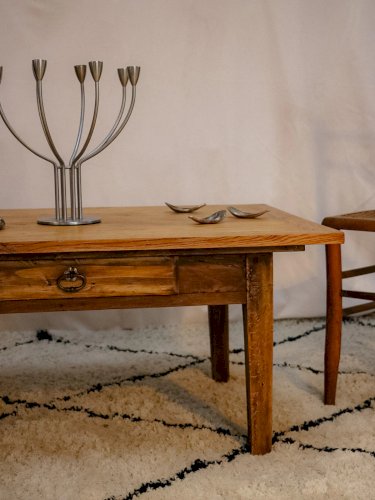Léonie, la table basse en chêne N°469