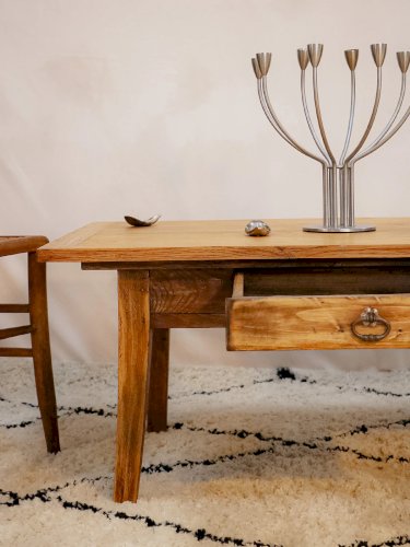 Léonie, la table basse en chêne N°469