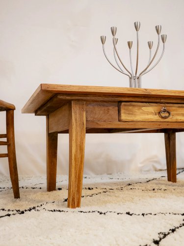 Léonie, la table basse en chêne N°469