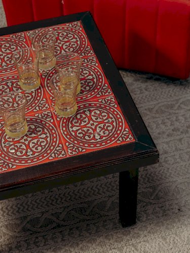 Léonie, la table basse en faïence N°289